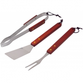 Set barbecue de 3 ustensiles INOX