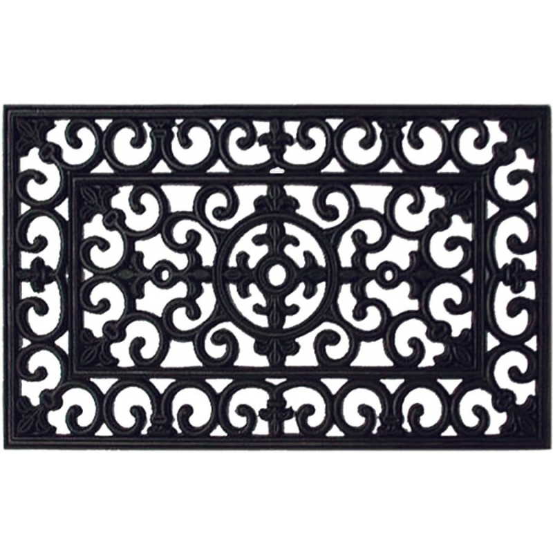 Paillasson en caoutchouc - 60 x 40 cm - tapis extérieur | bol