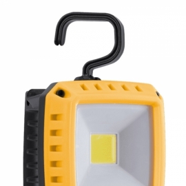 Lampe LED portable 20W 6 fonctions 1500Lm Portée 53m 6000K Base aimantée  IP22 Lampe d'inspection Chantier Travaux Secours ASLO