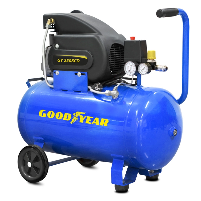 Compresseur d'air 50L 8 bar Silencieux GOODYEAR - Univers du Pro