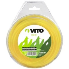 Nylon-Viereckdraht für Freischneider 15 m 3 mm Nylon VITO