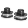 Set of 2 Nylon Spools for 250W Grass Trimmer