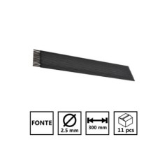 Electrode de soudure Fonte 2.5x300mm 11 pièces FE-NI INE