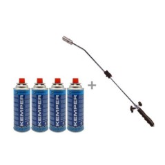 Thermischer Unkrautbrenner Piezo KEMPER - Temperatur bis zu