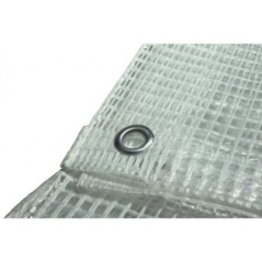 Lona de plástico impermeable 4x6 m transparente PE reforzada 170 g/m²