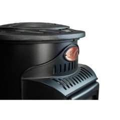 Estufa de gas 34KW Negro Mate Encendido Piezo Autonomía 60h Hierro