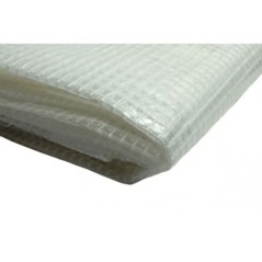 Bâche plastique étanche 4x6 m transparente PE armée 170 g/m²