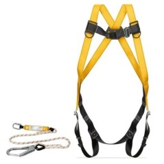 Harnais de sécurité absorbeur de chocs 2 points d'ancrage 2m Polyest