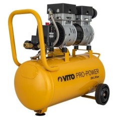 Compressor de Ar Silencioso 24L 8 bar 1CV Proteção