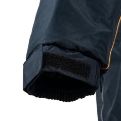 Jaqueta de trabalho impermeável 100% Poliéster PVC Azul e Preto