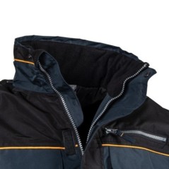 Giacca da lavoro XXL Impermeabile Cappuccio rimovibile Pile