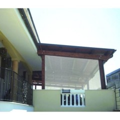 Lona de plástico impermeable transparente PE reforzada 4x3m densidad