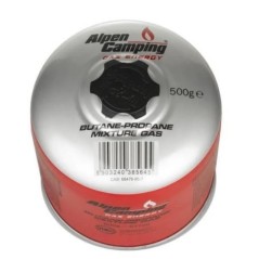 Cartouche gaz 500gr valve 7/16 mix butane/propane norme EN417 ALPENT