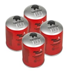 Cartouche gaz 500g Pack 4 - Butane/Propane MIX Valve 7/16