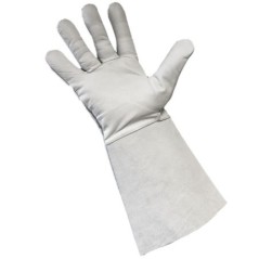 Gants de soudeur Anti-chaleur Taille 10 Manchette 15 cm Peau