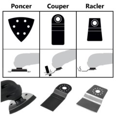 Ferramenta Multifuncional 12V Bateria Lítio 1.5Ah Velocidade Máx