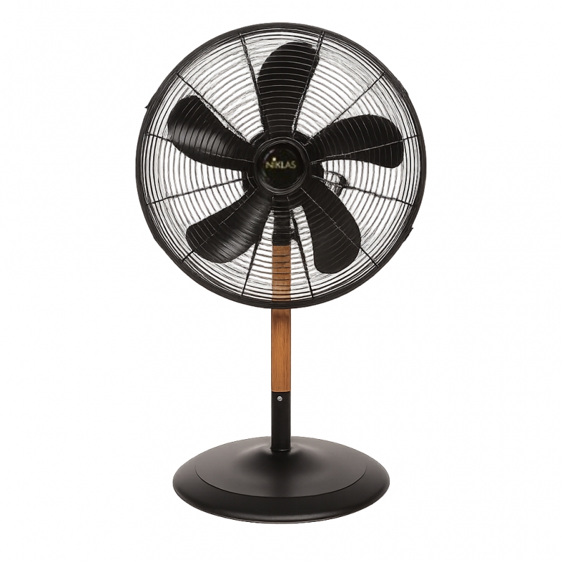 Ventilateur de Table 60W en Bois – Tête Réglable, 3 Vitesses | Univers du Pro