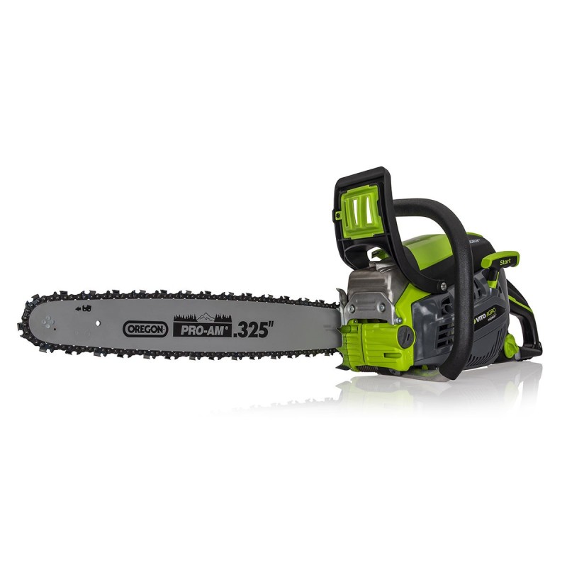 Tronçonneuse thermique 55cm3 3.2 CV Lame 50 cm Carburateur Walbro VI