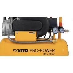 Compresseur d'air Silencieux 24L 10 bar 2.5 CV VITO
