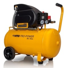 Compresseur d'air Silencieux 50L 10 bar 2.5 CV Moteur Monophasé 230V