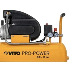 Leiser Luftkompressor 50L 10 bar 2.5 PS Motor