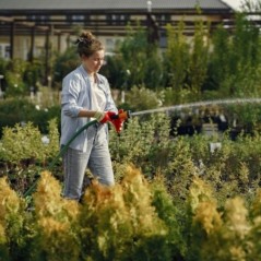 Tubo irrigazione intrecciato 19mm 50m 20 bar PVC tre strati VITO