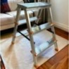 Escalera Taburete de Aluminio 3 peldaños Carga máx 125 kg