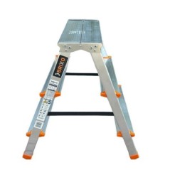 Escalera Taburete de Aluminio 3 peldaños Carga máx 125 kg