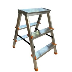 Step Ladder Aluminum 3 Steps Max Load 125 kg