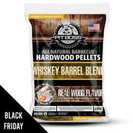 Sac de Pellets en Bois de Chêne 9 kg Granulés de Bois Whisky pour Cuisson Extérieure Barbecue Fumoir Four à pizza PIT BOSS