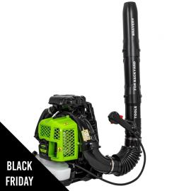 Souffleur de feuilles Thermique 3.6CV 2.7KW 76Cm3 Bretelles dorsales Sac à dos Moteur 2T VITO