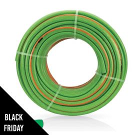 Tuyau arrosage tressé Ø 15mm 50 mètres 5/8" 20 bar Souple haute résistance VITO