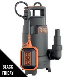 Pompe immergée Eaux Usées 750W - Pompe de relevage à Flotteur Débit 13000 l/h Black+Decker
