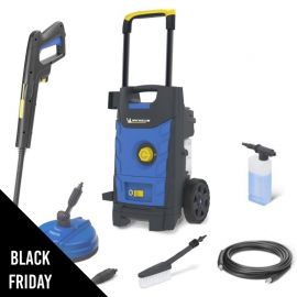 Nettoyeur Haute Pression 140 Bar 1900W Avec Nettoyeur de sols et brosse fixe 460 l/h Eau froide MICHELIN
