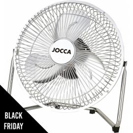 Ventilateur de Table 20W Compact Inclinable - Ventilateur portable 2 Vitesses - Débit d’Air Puissant & Faible Consommation Jocca