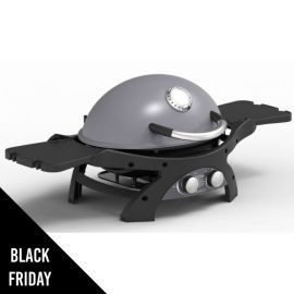 Barbecue à Gaz PIT BOSS 2 Grilles en fonte Cuisson 58 x 42.5 cm 2 Bruleurs Inox 2 Tablettes rabatables Thermomètre