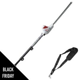 Taille-Haies à perche 600W - Lame 59 cm - Coupe 51 cm - Manche téléscopique 1.95 - 2.40 m - IKRA