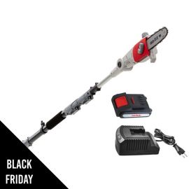 Élagueuse sur perche sans fil 20V - Lame 20cm - Batterie + Chargeur - Perche Télescopique jusqu'à 4m - IKRA