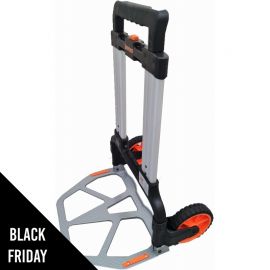 Chariot de manutention diable pliable Charge 125kg Chariot à roues Aluminium BRIXO