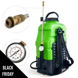 Pulvérisateur à Batterie lithium 16L IRIS 12V 8 Ah Chargeur + 3 buses Temoin de charge Manomètre intégré