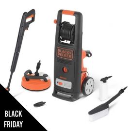 Nettoyeur Haute Pression 2000W 140 Bar 440 L/h Patio cleaner et brosse fixe Black+Decker