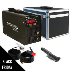Poste à souder Inverter Numérique 200A PRO200+ Soudure 100% Continue Soudage Professionnel Garanti 3 ans Mallette PROWELTEK