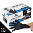 Lot de 50 Gants en Nitrile Jetable + 1 Paire Doublure Gants Protection Coton Réutilisable BBQ PIT BOSS