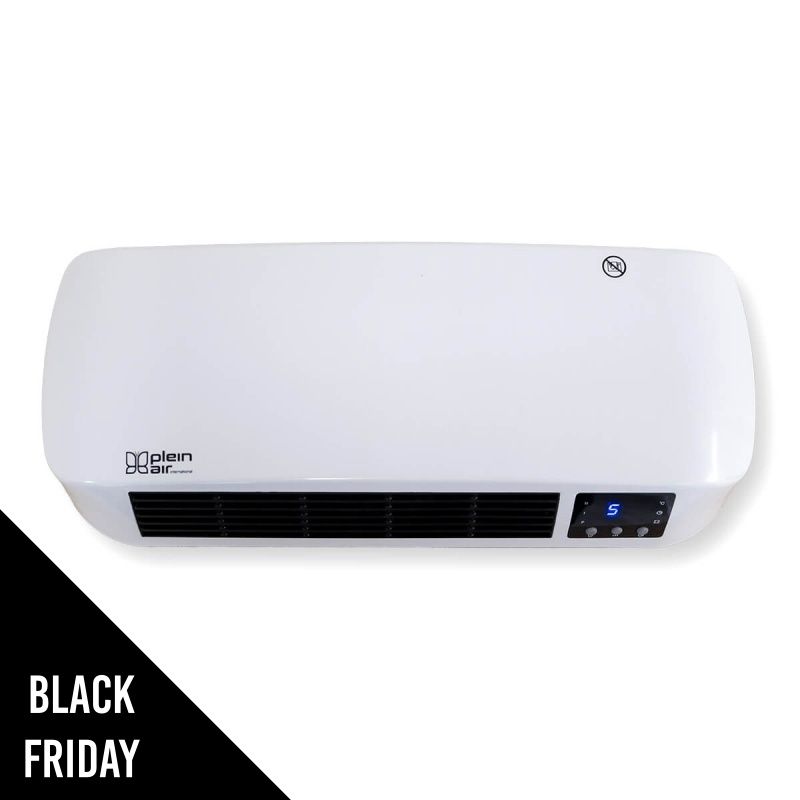 Convecteur électrique 2000W Chauffage minuterie ERP Programmable avec Télécommande PLEIN AIR