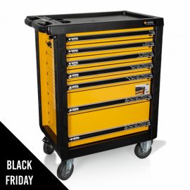 Servante d'atelier sur roues 7 tiroirs Vides Chariot d'atelier Avec frein Meuble de garage Etabli Haute qualité VITO