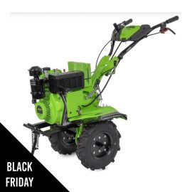 Motoculteur diesel 7CV 246 cm3 4T Motobineuse avec fraises et butteur Démarrage électrique VITO