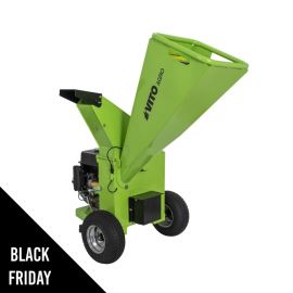 Broyeur de végétaux thermique 15CV - 3 Lames de coupe pour Branches Ø 100 mm Démarrage électrique VITO