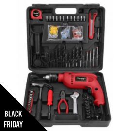 Perceuse 500W ITOOLS + 41 accessoires de perçage et dévissage + mallette