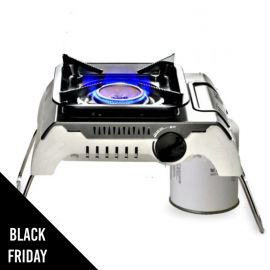 Jamais utilisé Réchaud à Gaz 2400W Allumage Piezo avec Mallette de transport FIVESTAR