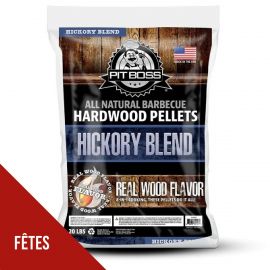 Sac de Pellets en Bois de Noyer 9 kg Granulés de Bois pour Cuisson Extérieure Barbecue Fumoir Four à pizza PIT BOSS